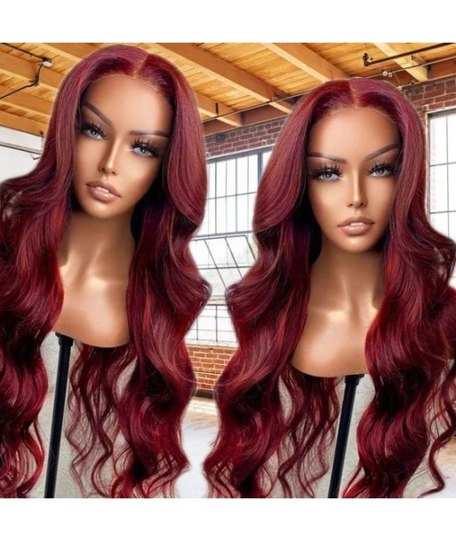 T-Lace Body Wave Auburn en linge