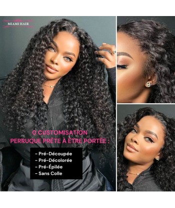 Miami Hairflex 9x6 Deep Wave 250% HD -Perücken Voir les baskets