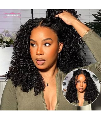 Miami Hairflex 9x6 Kinky Curly 250% HD -Perücke Voir les baskets