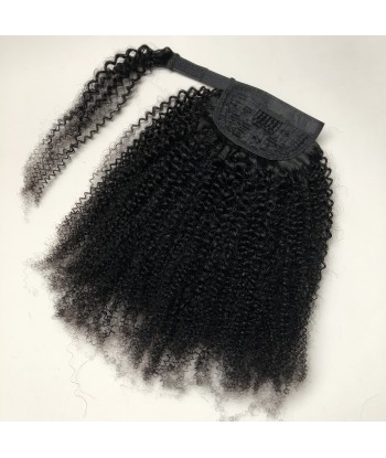 Hufeisenponytail Schwarz Magie Remy Hair Afro lockig Faites des économies