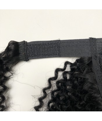 Hufeisenponytail Schwarz Magie Remy Hair Afro lockig Faites des économies