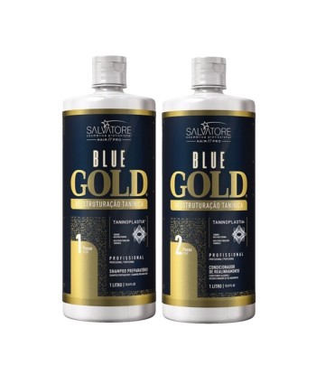 Lissage tanin BLUE GOLD RECONSTRUCTION - Salvatore 2x1L de France