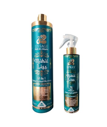 Lissage Indien à l'huile de serpent 1L + Spray protecteur multi nutrition 300ml Paris Déstockage Promo