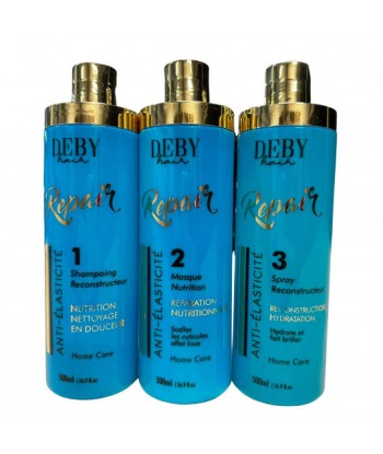 Pack Repair DEBY HAIR 3 Produits - 3x500ml solde