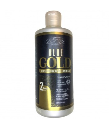 Lissage tanin BLUE GOLD RECONSTRUCTION - Salvatore traitement 500ml de technologie