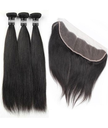 3 Paquets de Tissage + Lace Frontal Straight 13x4 acheter en ligne