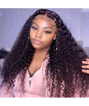 Front lace 13x4" Kinky Curly Brun Foncé sélection de produits