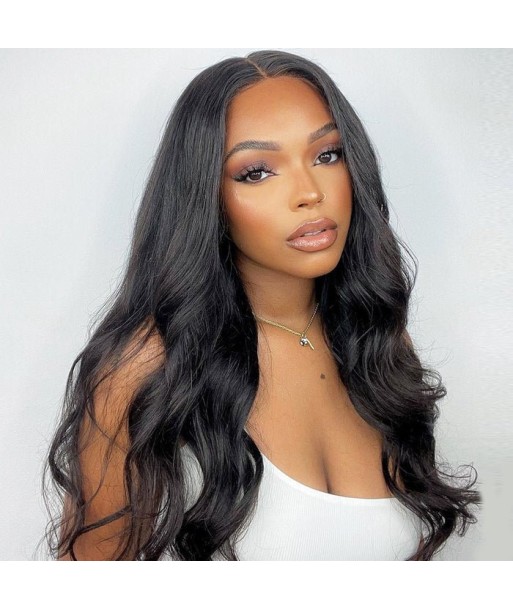 Prédécoupé Front lace 13x4" Body Wave Brun Foncé « prêt-à-porter » À commander