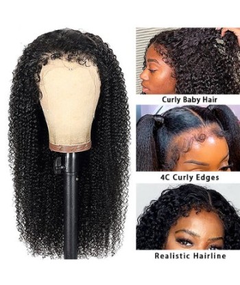 FRONT LACE 13X4" NEW STYLE LIMITED 4C KINKY CURLY pas cher