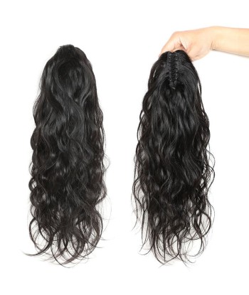 Queue de cheval Ponytail  Noir à Pince Naturel Remy Hair Body Wave prix