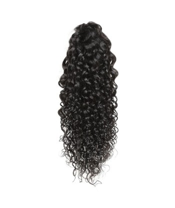 Queue de cheval Ponytail  Noir à Pince Naturel Remy Hair Water Wave store