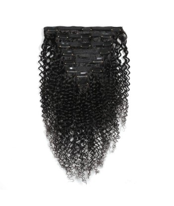 Kit Extensions à Clips Kinky Curly Noir 120 gr 50% de réduction en Octobre 2024