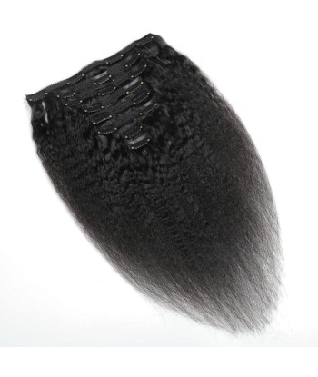 Kit Extensions à Clips Kinky Straight Noir 120 gr des créatures d'habitude