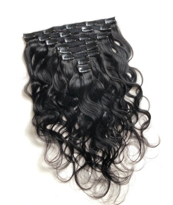 Kit Extensions à Clips Body Wave Noir 120 gr en stock