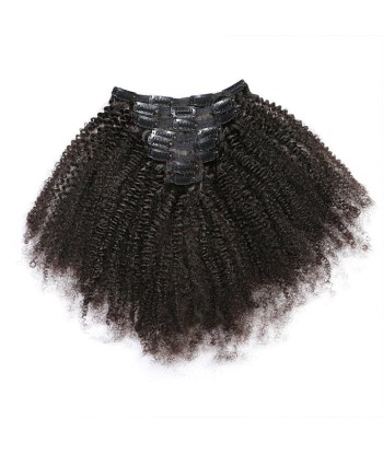 Kit Extensions à Clips Afro Curly Brun 120 gr de technologie