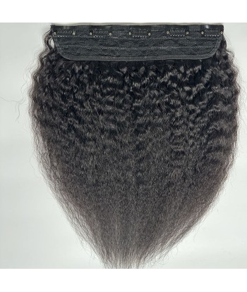 Extension à Clips Kinky Straight Noir Mono Bande Maxi Volume basket pas cher