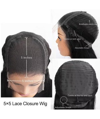 Perruque Lace Wig 5x5 Water Wave - Densité 150% - Cheveux Fluides Comment ça marche