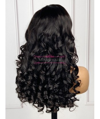 Perruque Lace Wig 13x4 Loose Body Wave - avec Effet Presque Double Drawn et Maximum de Volume en Cheveux Remy Pour