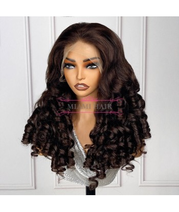 Perruque Lace Wig 13x4 Loose Body Wave  4 - avec Effet Presque Double Drawn et Maximum de Volume en Cheveux Remy Profitez des Offres !