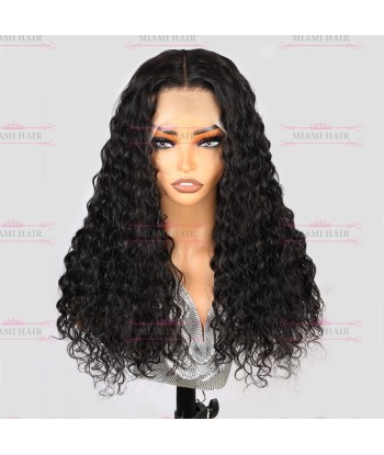 Perruque Lace Wig 13x4 Water  Wave - avec Effet Presque Double Drawn et Maximum de Volume en Cheveux Remy de l' environnement