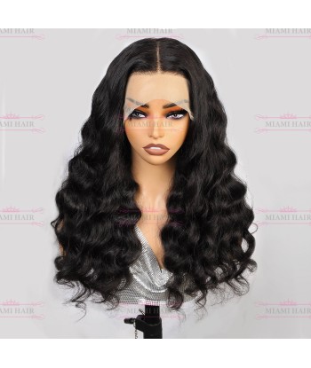 Perruque Lace Wig 13x4 Loose Wave - avec Effet Presque Double Drawn et Maximum de Volume en Cheveux Remy en linge