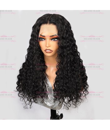 Perruque Lace Wig 13x4 Water  Wave - avec Effet Presque Double Drawn et Maximum de Volume en Cheveux Remy de l' environnement