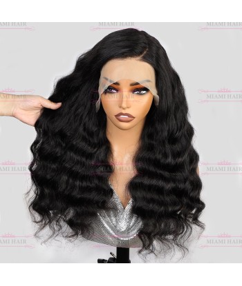 Perruque Lace Wig 13x4 Loose Wave - avec Effet Presque Double Drawn et Maximum de Volume en Cheveux Remy en linge