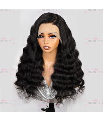 Perruque Lace Wig 13x4 Loose Wave - avec Effet Presque Double Drawn et Maximum de Volume en Cheveux Remy en linge