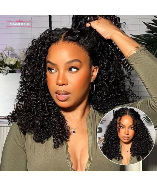 Miami Hairflex 6x4 Kinky Curly 250% HD -Perücke les ctes