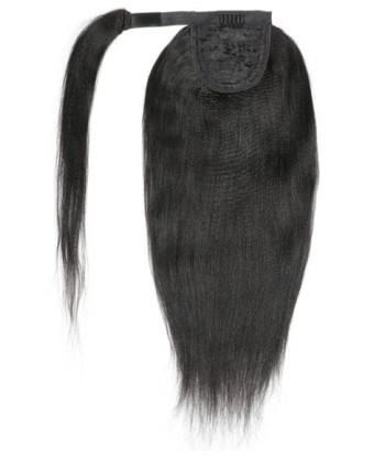 Horse Ponytail Ponytail Magic Ribbon Remy Hair Yaki recto pas cher