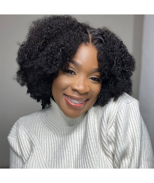 Simplicité Naturellle - Perruque Sans Colle Jerry Curl Naturelle et Volumineuse 5x5 et Bonnet Respirant - Prête à Porter chez Cornerstreet bien 