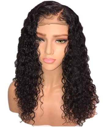 Perruque Front lace cheveux naturels raw vierges - Curly naturel - Briyana hantent personnes