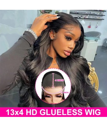 Voorgesneden voorkant 13x4 "Body Wave Dark Brown" Ready-to-Wear " 2023