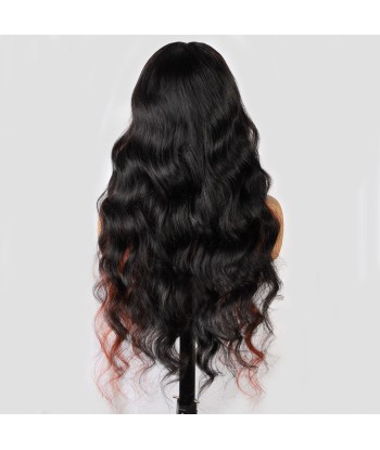 13x4 Lace Body Wave 1B/Ginger 200% Voorgesneden, pre-Léclairci, zonder lijm la chaussure