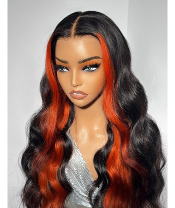 13x4 Lace Body Wave 1B/Ginger 200% Voorgesneden, pre-Léclairci, zonder lijm la chaussure