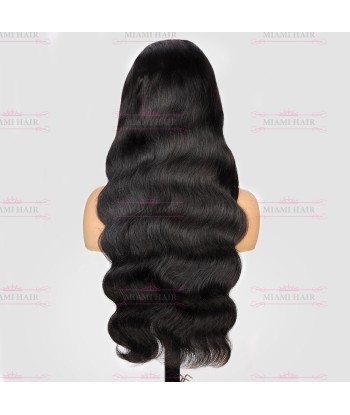 Koerpruiken 13x4 lichaamsgolf met bijna dubbel getrokken effect en maximaal Remy Hair Volume Par le système avancé 