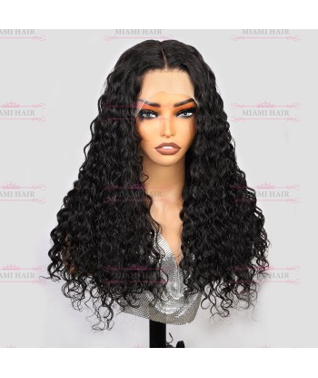 Wig 13x4 Water Wave Wig Wigh Wike - met bijna dubbel getrokken effect en maximaal Remy Hair Volume Par le système avancé 