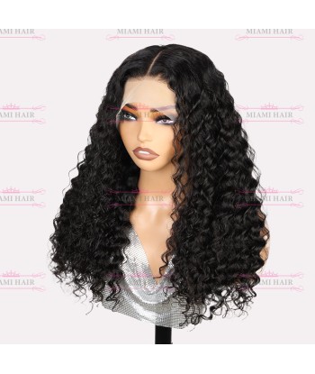 WIG 13x4 Deep Wave Wig -pruik - met bijna dubbel getrokken effect en maximaal Remy Hair Volume pas chere