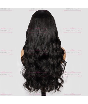 Koerpruiken 13x4 lichaamsgolf met bijna dubbel getrokken effect en maximaal Remy Hair Volume Par le système avancé 