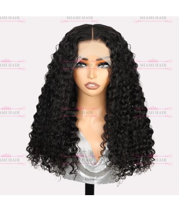 WIG 13x4 Deep Wave Wig -pruik - met bijna dubbel getrokken effect en maximaal Remy Hair Volume pas chere