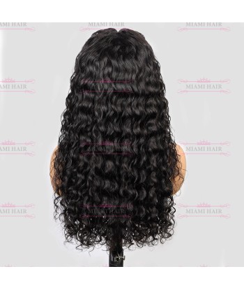 Wig 13x4 Water Wave Wig Wigh Wike - met bijna dubbel getrokken effect en maximaal Remy Hair Volume Par le système avancé 