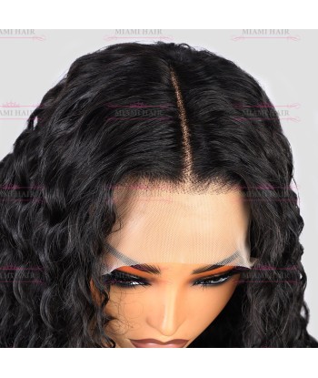 Wig 13x4 Water Wave Wig Wigh Wike - met bijna dubbel getrokken effect en maximaal Remy Hair Volume Par le système avancé 