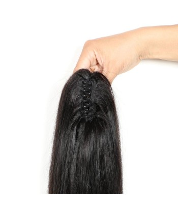 Queue de cheval Ponytail  Noir à Pince Naturel Remy Hair Straight 2024