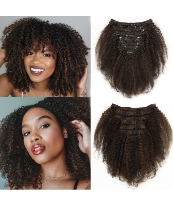 Kit Extensions à Clips Afro Curly Chocolat 120 gr, 4 Voir les baskets