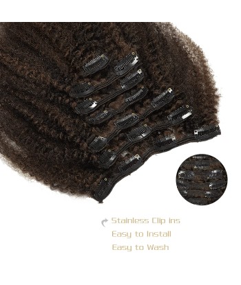 Kit Extensions à Clips Afro Curly Chocolat 120 gr, 4 Voir les baskets