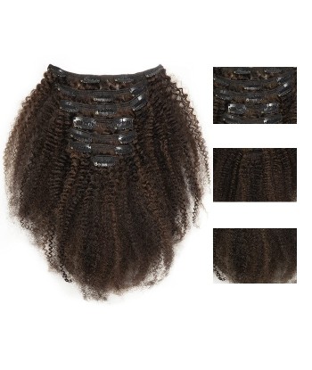 Kit Extensions à Clips Afro Curly Chocolat 120 gr, 4 Voir les baskets