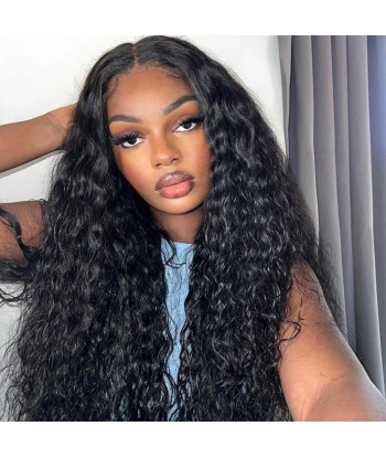 Perruque Lace Wig 6x6 Water Wave - Densité 180% - Cheveux Naturels Véritable concentré