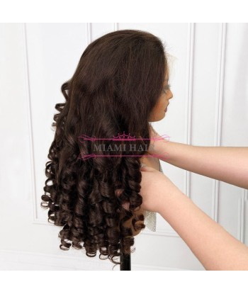 Perruque Lace Wig 13x4 Loose Body Wave  4 - avec Effet Presque Double Drawn et Maximum de Volume en Cheveux Remy le des métaux précieux