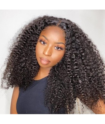 Front lace 13x4" Kinky Curly Brun Foncé le concept de la Pate a emporter 