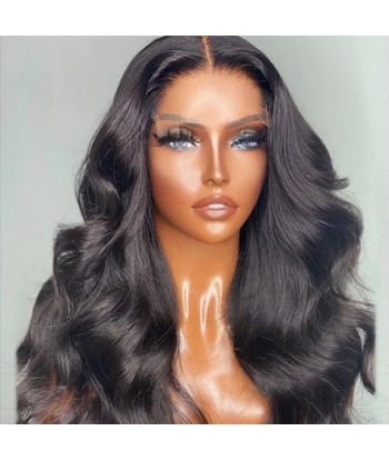 « Prêt-à-porter » Front lace 4x4" Body Wave Brun Foncé Prédécoupé sélection de produits